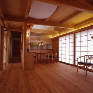 左官屋さんの職人技が映える家