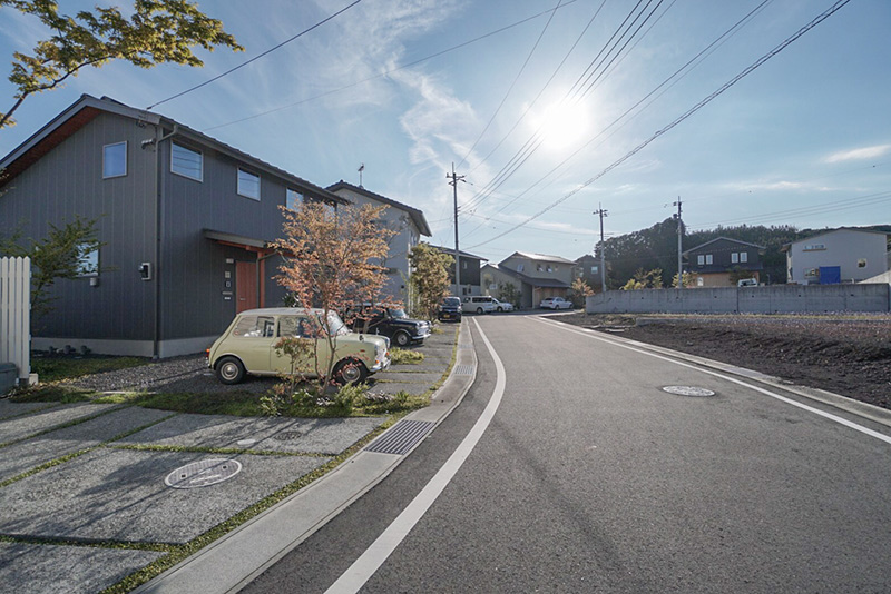 富士市大淵の見学会場