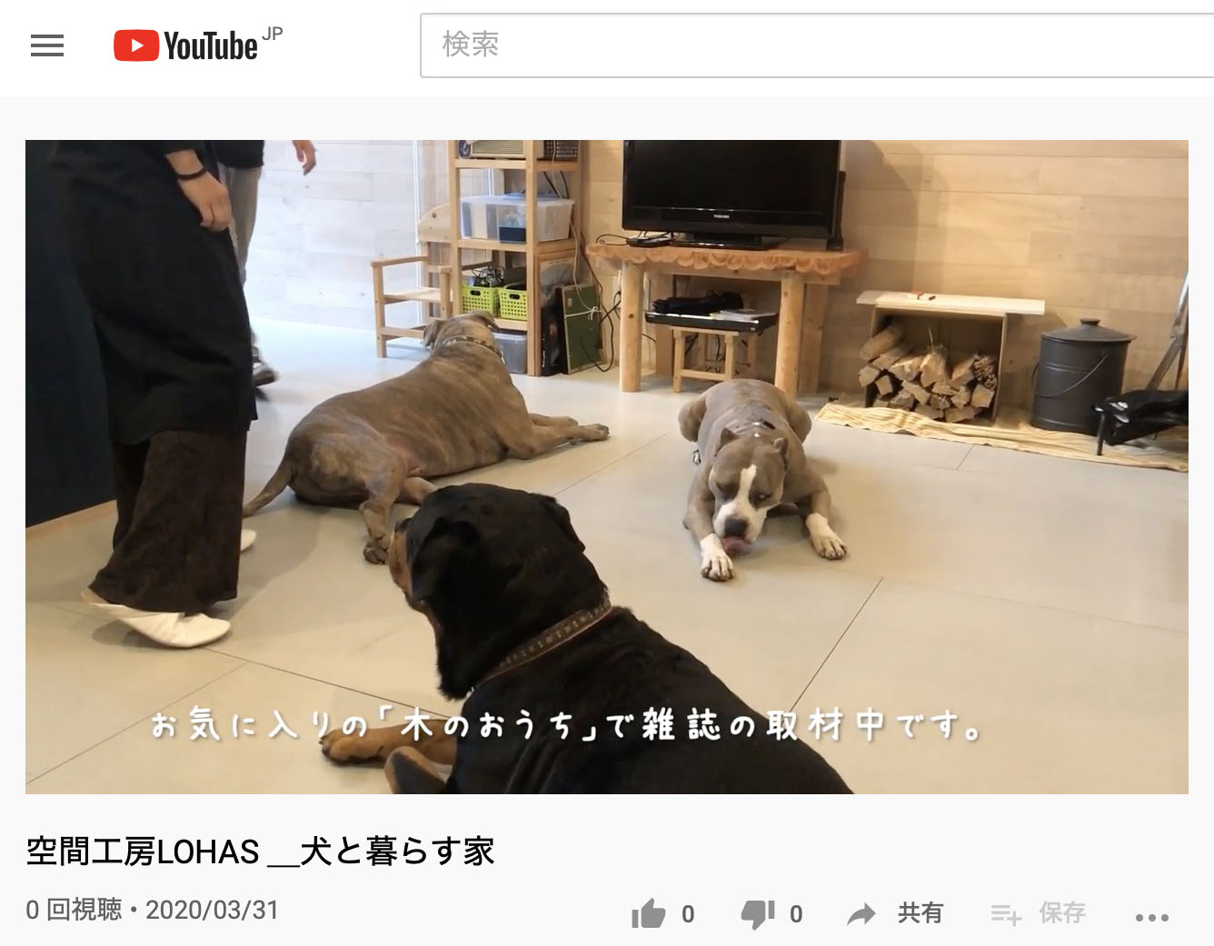 犬と暮らす家